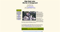 Desktop Screenshot of highrocklakecampground.com